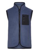 Fleece Waistcoat Fôret Vest Blue Color Kids