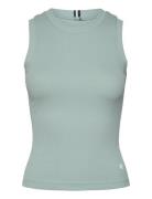 Ace Rib Tank Pocket Sport T-shirts & Tops Sleeveless Green Björn Borg