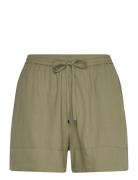 Fluid Shorts With Drawstring Bottoms Shorts Casual Shorts Khaki Green ...