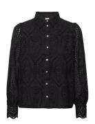 Yasholi Ls Shirt S. Noos Tops Blouses Long-sleeved Black YAS