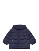 Ripstop Hooded Down Jacket Fôret Jakke Navy Ralph Lauren Baby