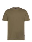 Thompson 01 Tops T-shirts Short-sleeved Khaki Green BOSS