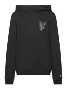 3D Eagle Graphic Hoodie Tops Sweat-shirts & Hoodies Hoodies Black Lyle...