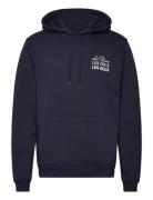 Triple Hoodie Tops Sweat-shirts & Hoodies Hoodies Navy Les Deux