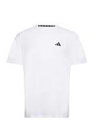 Tr-Es Stretch T Tops T-shirts Short-sleeved White Adidas Performance