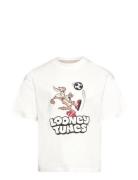 Lo Y Tunes T-Shirt Tops T-shirts Short-sleeved White Mango