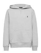 Fleece Hoodie Tops Sweat-shirts & Hoodies Hoodies Grey Ralph Lauren Ki...