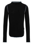 Ruya Tops T-shirts Long-sleeved T-shirts Black Molo