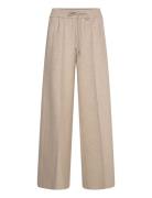 Tamaya Bottoms Trousers Wide Leg Beige BOSS