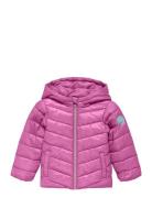 Kmgthea Quilted Jacket Otw Fôret Jakke Pink Kids Only