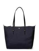 Nylon Medium Keaton Tote Bag Shopper Veske Blue Lauren Ralph Lauren