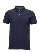 New Piqué Designers Polos Short-sleeved Navy Morris