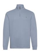 Estate Rib-Lsl-Knt Tops Knitwear Half Zip Jumpers Blue Polo Ralph Laur...