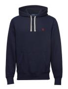 Rl Fleece-Lsl-Knt Designers Sweat-shirts & Hoodies Hoodies Navy Polo R...