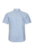 Oxford-Slbdppcsss Designers Shirts Short-sleeved Blue Polo Ralph Laure...