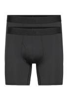 Ua Tech Mesh 6In 2 Pack Sport Boxers Black Under Armour