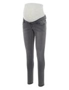 Mllola Slim Grey Jeans A. Noos Bottoms Jeans Slim Grey Mamalicious