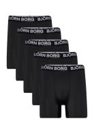 Performance Boxer 5P Sport Boxers Black Björn Borg