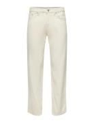 Onsedge Straight Ecru 5917 Pim Dnm Noos Bottoms Jeans Relaxed Cream ON...