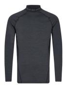 Ua Coldgear® Twist Mock Sport T-shirts Long-sleeved Black Under Armour