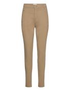 Jolie Pure 057 Dark Blue Bottoms Trousers Slim Fit Trousers Beige FIVE...