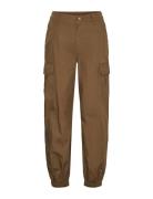 Vmcharlotte Hw Cargo Pant Wvn Girl Ga Bottoms Brown Vero Moda Girl