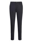 Ivy-Alice Mw Pant Noos Bottoms Trousers Slim Fit Trousers Navy IVY Cop...