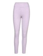 Ludmilla Tights Gots Bottoms Leggings Purple Basic Apparel