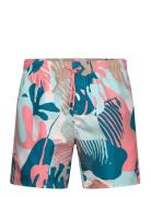 Mens Printed Leisure 16" Watershort Sport Shorts Blue Speedo