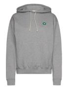 Jenn Hoodie Gots Tops Sweat-shirts & Hoodies Hoodies Grey Double A By ...