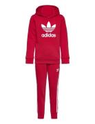 Hoodie Set Sport Tracksuits Red Adidas Originals