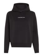 Institutional Regular Hoodie Tops Sweat-shirts & Hoodies Hoodies Black...