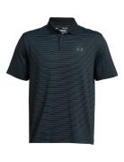 Ua Perf 3.0 Stripe Polo Sport Polos Short-sleeved Black Under Armour