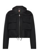 Jeleah Outerwear Jackets Light-summer Jacket Black BOSS