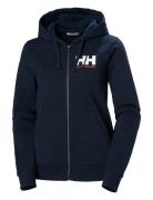 W Hh Logo Full Zip Hoodie 2.0 Sport Sweat-shirts & Hoodies Hoodies Nav...