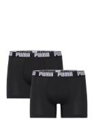 Puma Men Everyday Basic Boxer 2P Sport Boxers Black PUMA