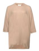 Wa-Sim Tops Tunics Beige Wasabiconcept