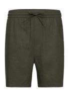 Otto Linen Shorts Bottoms Shorts Casual Green Les Deux