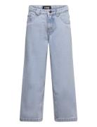 Aiden Bottoms Jeans Wide Jeans Blue Molo