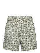 Tapestry Shorts Bottoms Shorts Casual Green Les Deux