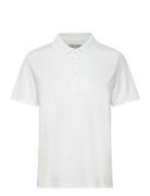 Swingtech Ladies Solid Polo Sport T-shirts & Tops Polos White Callaway