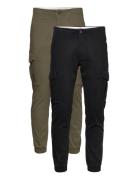 Jpstmarco Jjjoe Cuffed 2Pk Mp Bottoms Trousers Cargo Pants Black Jack ...