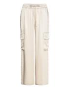 Chloetta Cargo Trouser Bottoms Trousers Cargo Pants Beige French Conne...