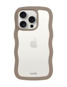 Wavy Case Iph 15 Pro Max Mobiltilbehør-covers Ph Cases Beige Holdit