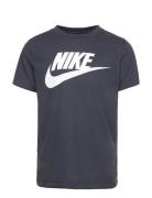 Te-S/S Tee Tops Shirts Short-sleeved Shirts Grey Nike