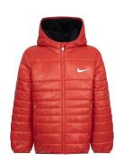 Nike Quilted Jacket Fôret Jakke Red Nike