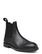 Booties - Flat - With Elastic Støvletter Chelsea Boot Black ANGULUS