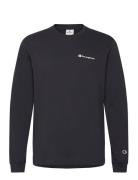 Crewneck Long Sleeve T-Shirt Tops T-shirts Long-sleeved Black Champion