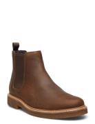 Clarkdale Easy Støvletter Chelsea Boot Brown Clarks