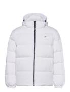 Tjm Essential Down Jacket Ext Fôret Jakke White Tommy Jeans